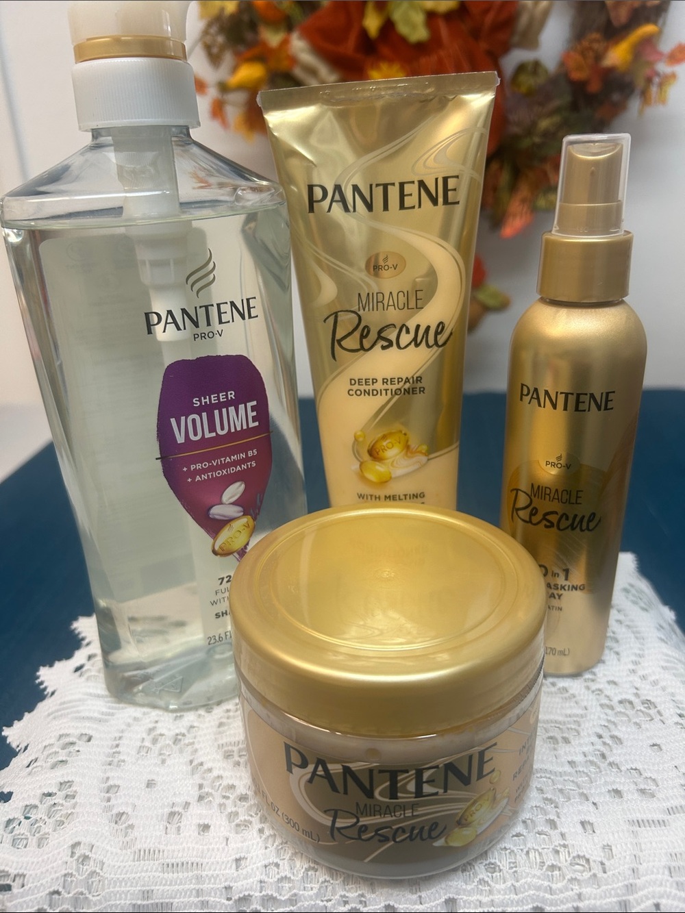 Pantene Miracle Rescue Gold Hair Repair Set - Nourishing Gold Care